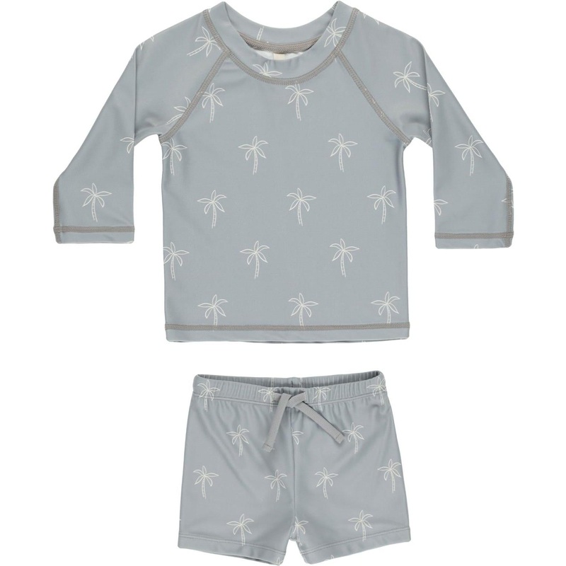 Quincy Mae Finn Rashguard + Short Set || Palms