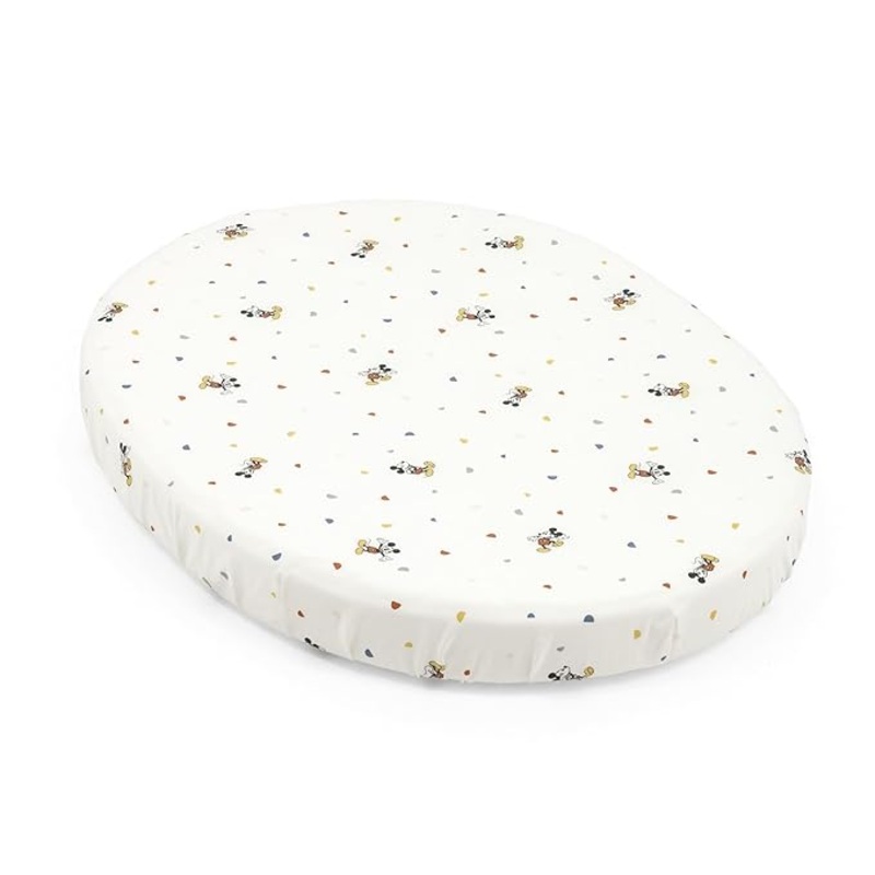Stokke Sleepi Mini Fitted Sheet, Mickey Celebration, V3