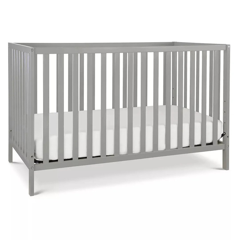 Union 4-in-1 Convertible Crib – Grey Finish