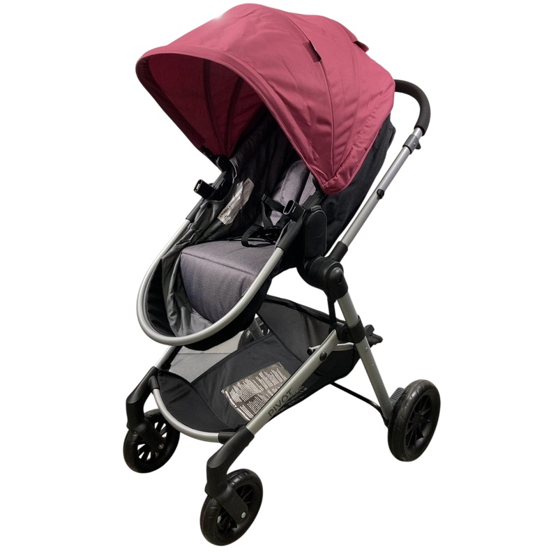 Evenflo Pivot Modular Travel System Stroller, Dusty Rose, 2023
