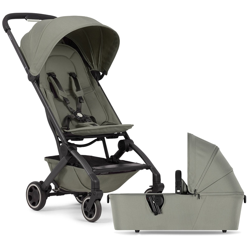 Joolz Aer Lightweight Compact Stroller + Bassinet Bundle – Sage Green