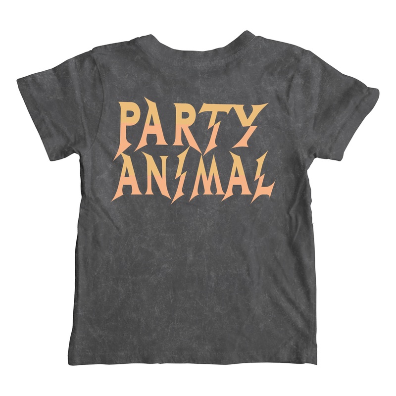 Party Animal Short Sleeve Tee – Mineral Black