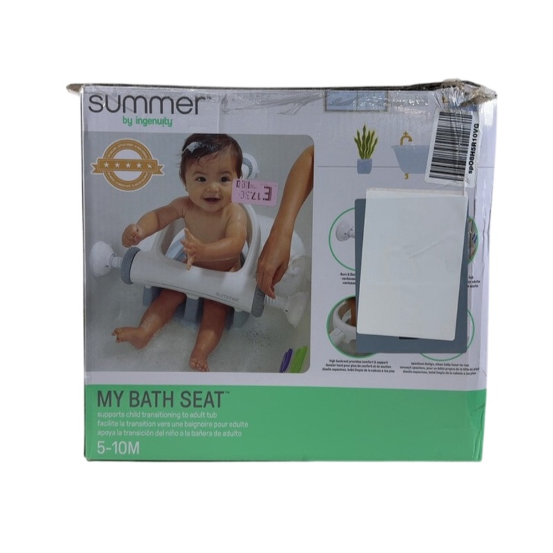 Summer Infant My Bath Seat, Gray