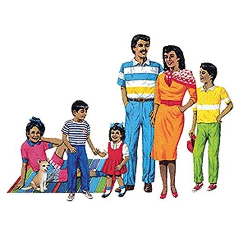 Multicultural Families Flannelboard Set – Hispanic Family(DISC)