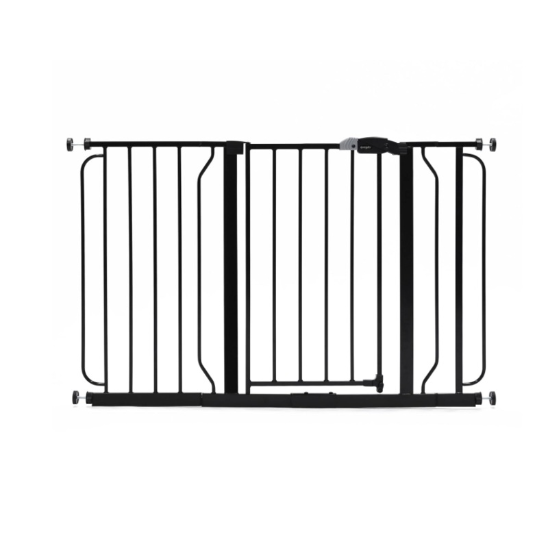 Regalo Easy Step Extra Wide Gate, 49-in, Black
