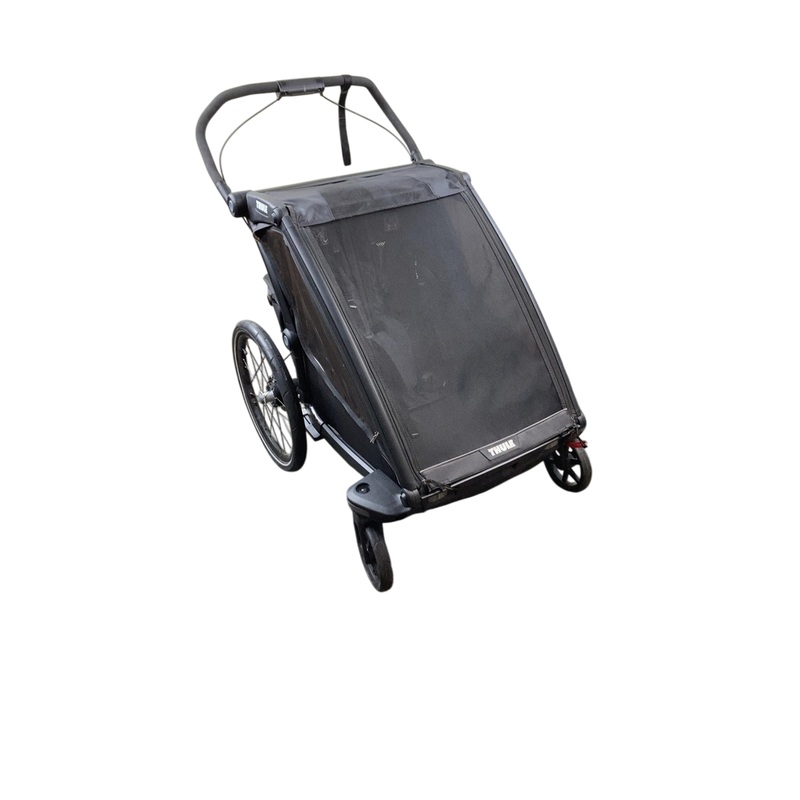Thule Chariot Sport 2 Bike Trailer, 2023, Double, Midnight Black