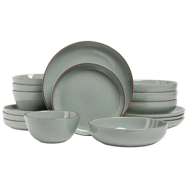15 piece Dinnerware Set – Sage (See Description)