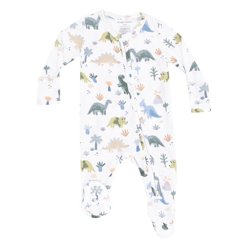 2 Way Zipper Footie Soft Dinos