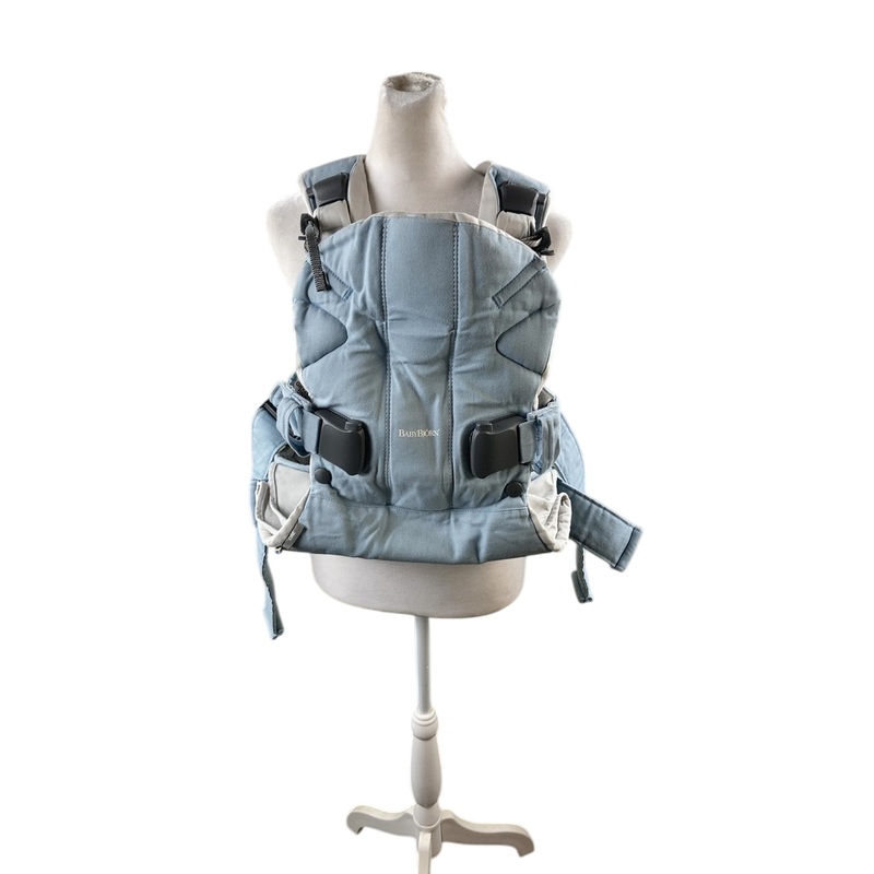 BabyBjorn Baby Carrier One, Light Blue/Light Grey Cotton