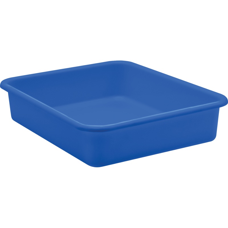 Blue Large Plastic Letter Tray (14.0 x 11.5 x 3.0)