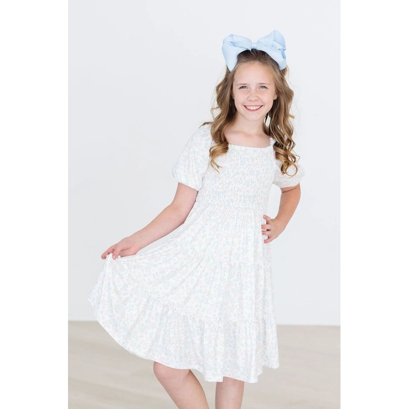 Cloud 9 Smocked Ruffle Dress