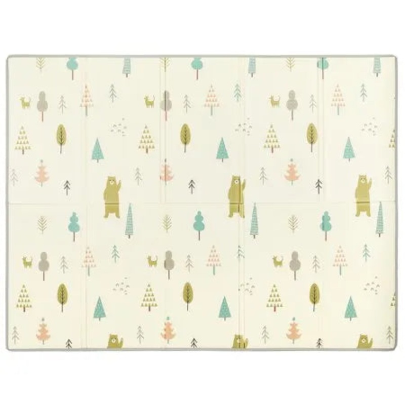Dream on Me Play Time Reversible Baby Play Mat  Foldable with Extra Large Thick Foam  Cloud