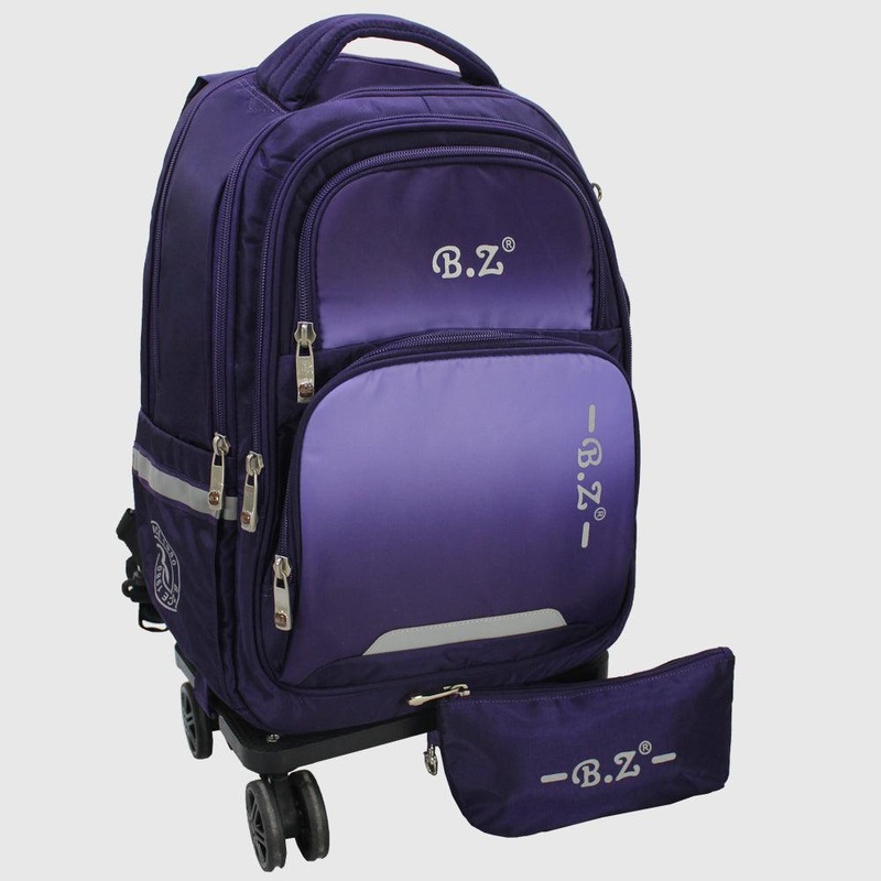 Faded Purple 20 Inches Trolley Bag + Pencil Case