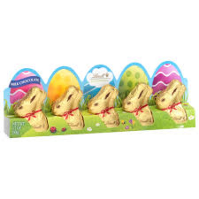 Lindt Mini Gold Bunnies  5 PC 1.7 OZ