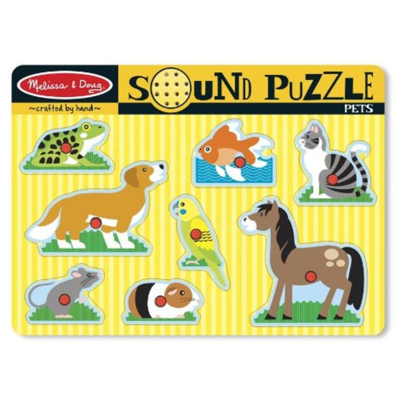 Melissa & Doug Pets Sound Puzzle – 8 Pieces