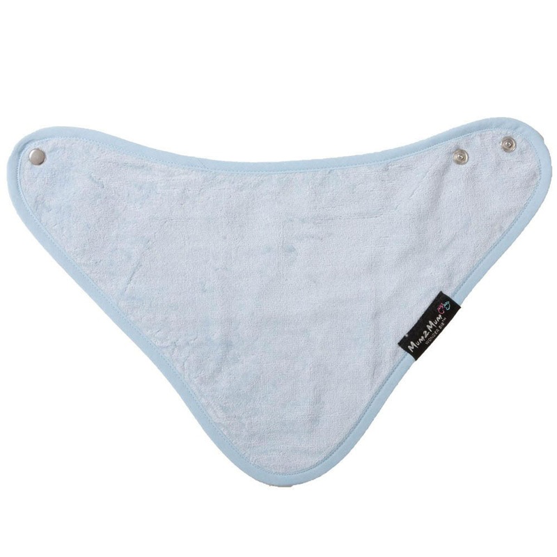 Mum 2 Mum Bandana Wonder Bib – Baby Blue