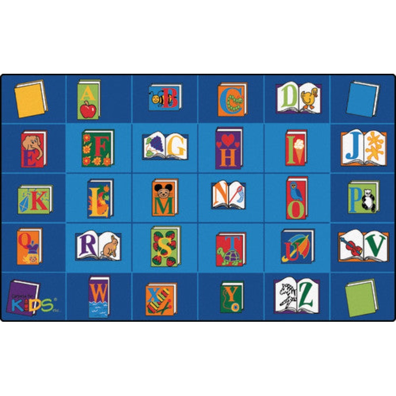 Reading by the Book Seating Rug, 8’4″ x 13’4″ Rectangle