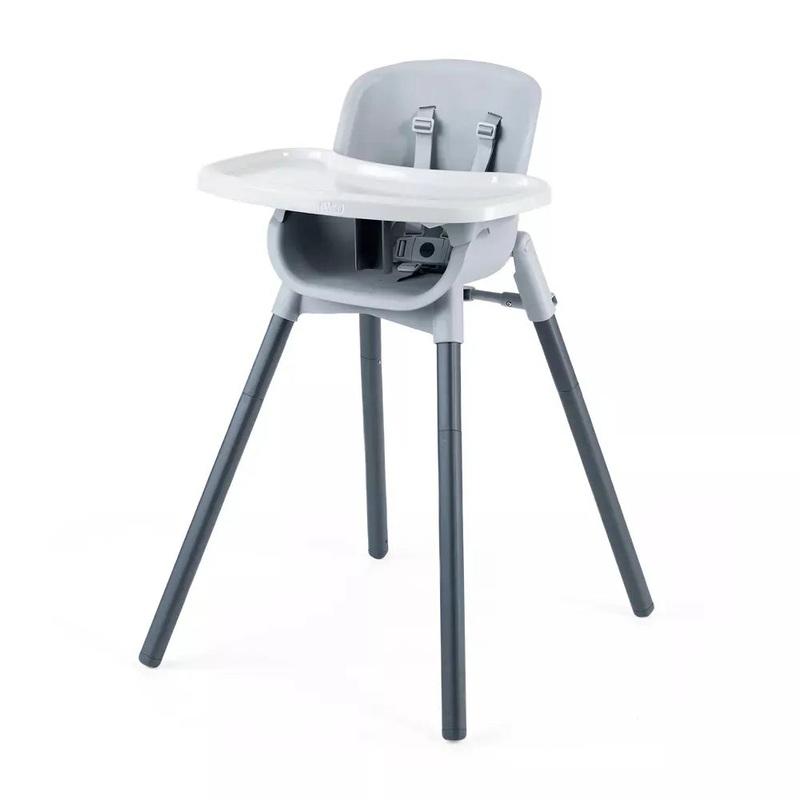Zest 4-in-1 Folding High Chair – Seasalt/Grey