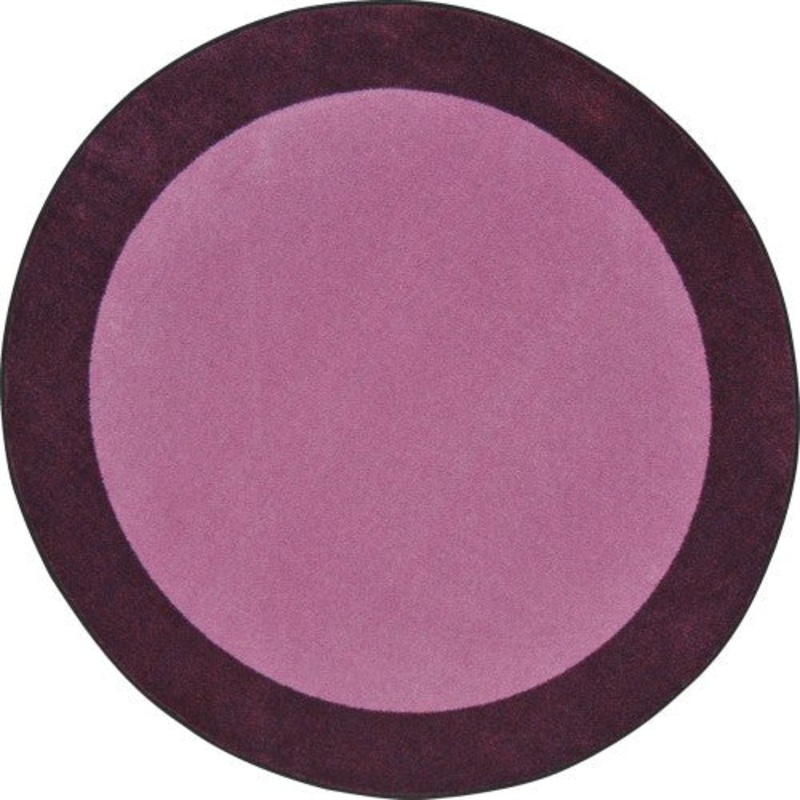 All Around Rug, 7’7″ Round, Purple