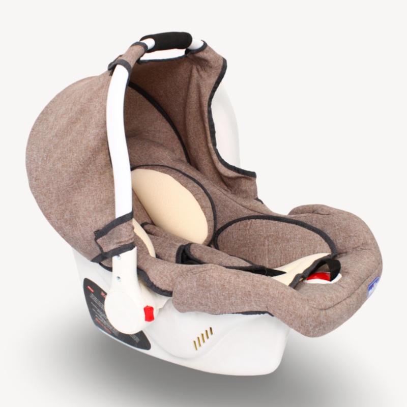 Beige Maller Baby Car Seat  Lightweight, Safe, and Practical