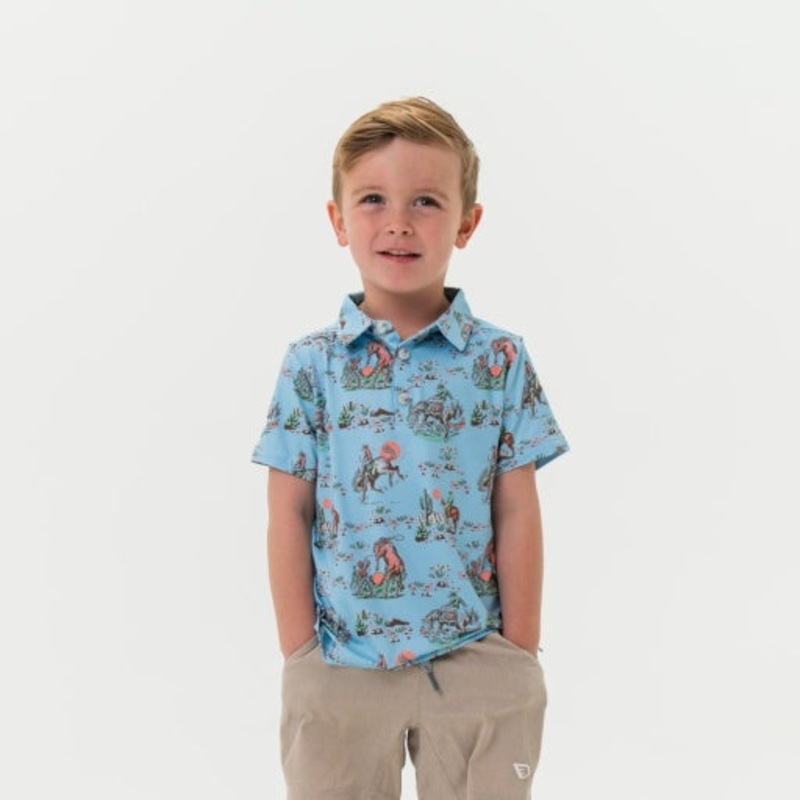 Burlebo Youth Polo Cowboy Up | Blue
