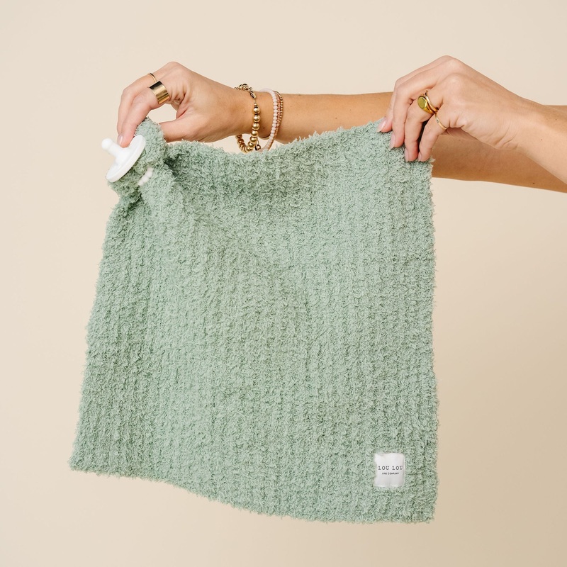 Chenille Blanket – Sage – Mini/Lovey