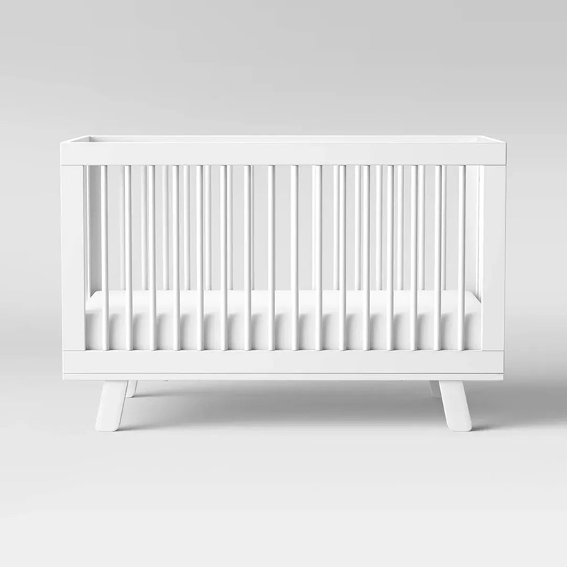 Hudson 3-in-1 Convertible Crib – White