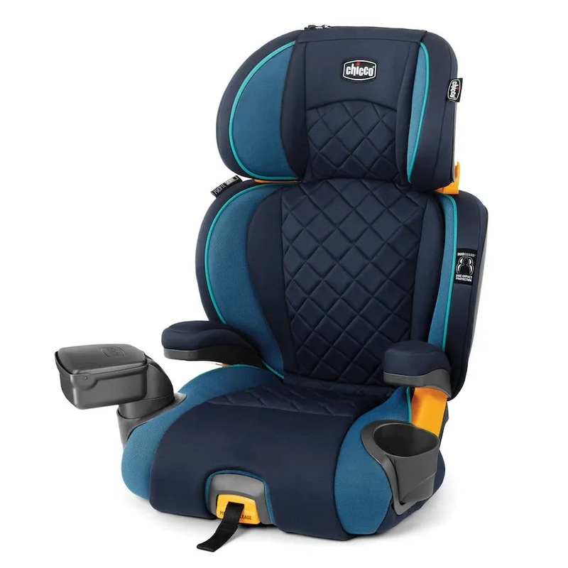 KidFit Zip Plus 2-in-1 Belt Positioning High Back Booster Car Seat – Seascape