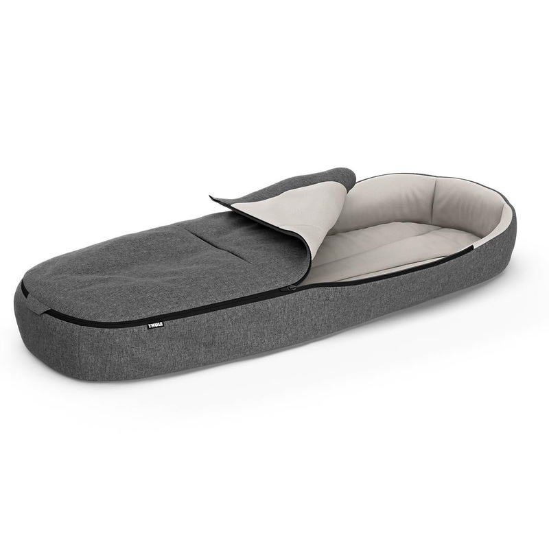 Thule Stroller Footmuff – Grey Melange / Black