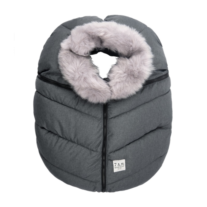 Tundra Car Seat Cocoon – Heather Grey Dark