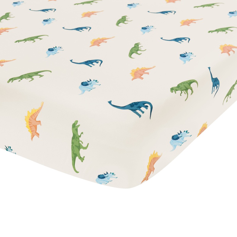 Twin Sheet in Ecru Roar