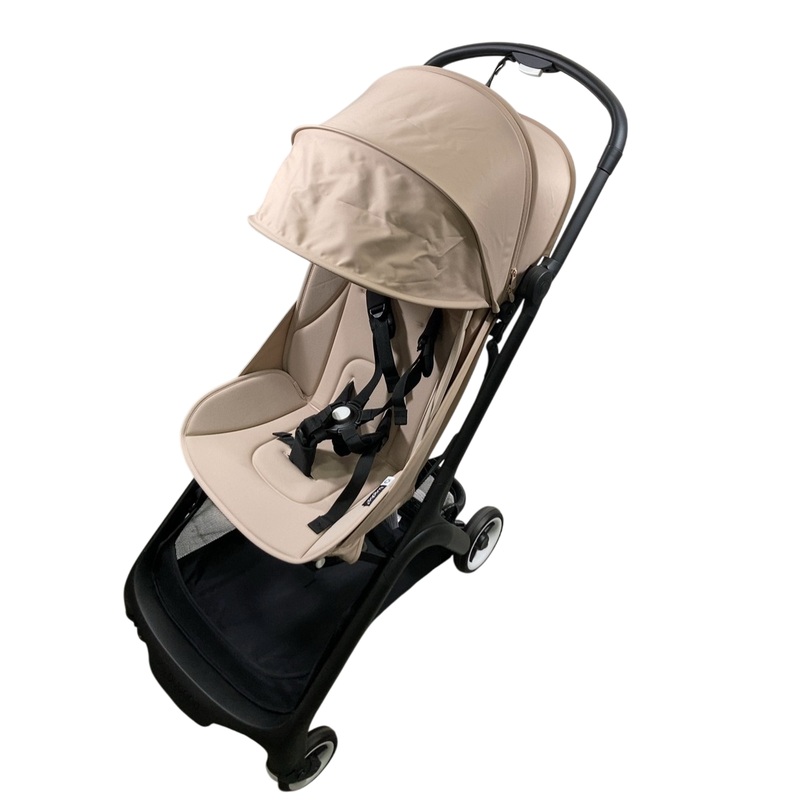 Bugaboo Butterfly Stroller, 2024, Black, Desert Taupe, Desert Taupe