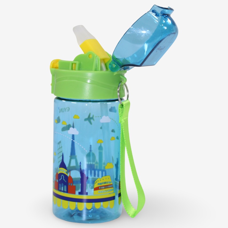 Plastic Water Bottle  450ml (Green)