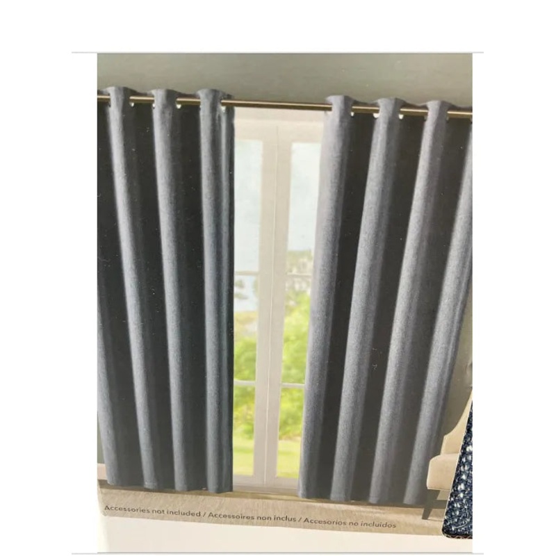 Sunsmart Total Blackout Curtains 2 Panels 52″ X 84″ Indigo Blue