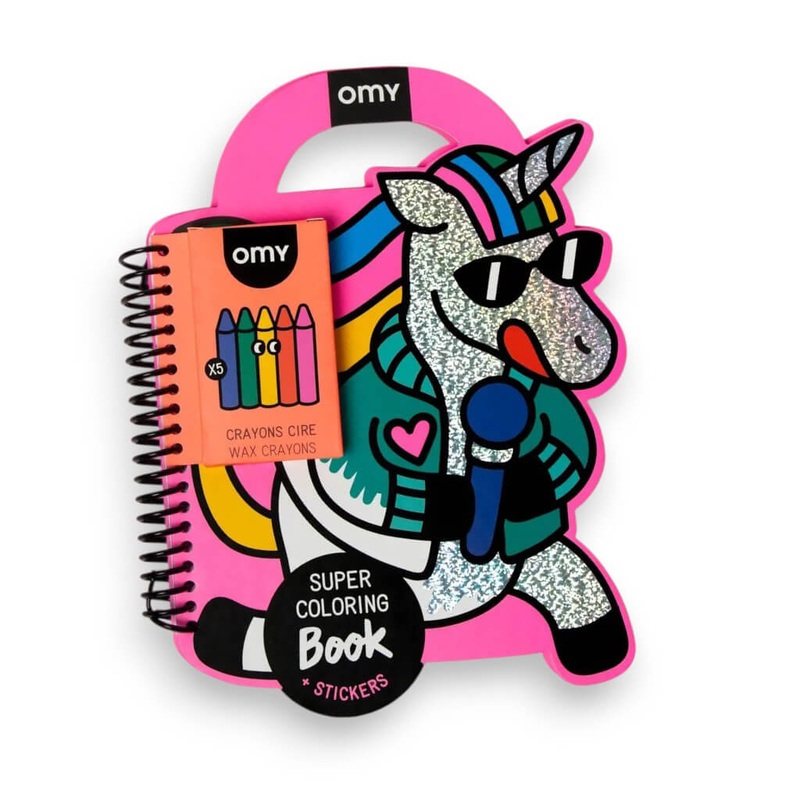 Unicorn Super Coloring with Sticker Book