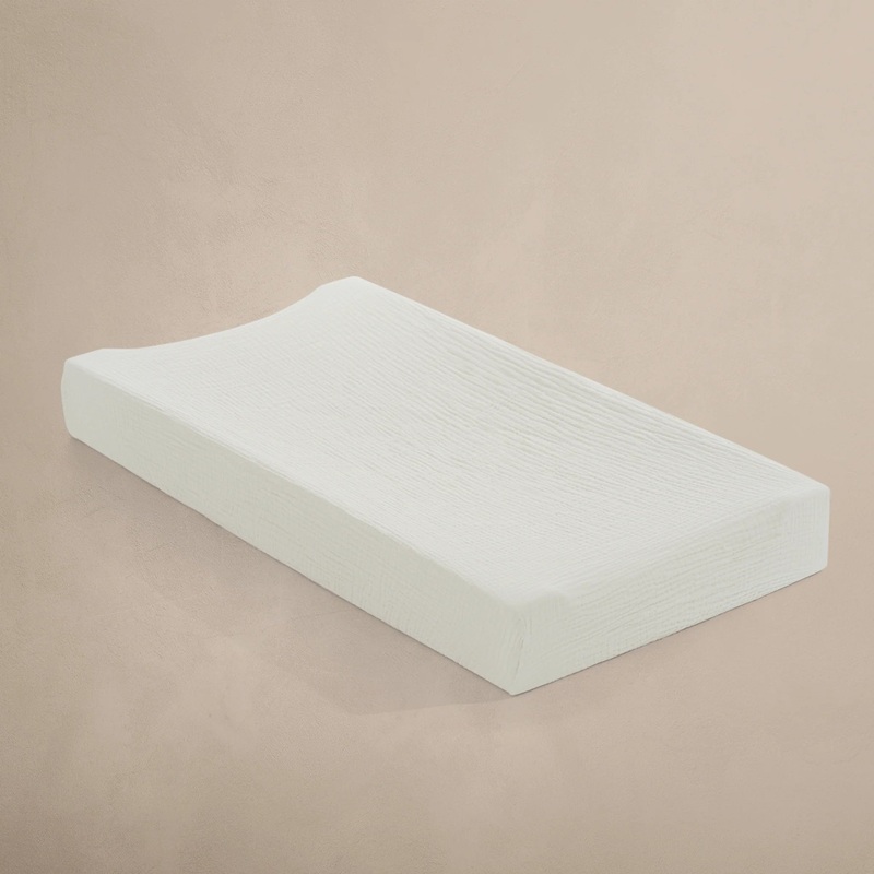 Eggshell Organic Muslin Change Pad Cover