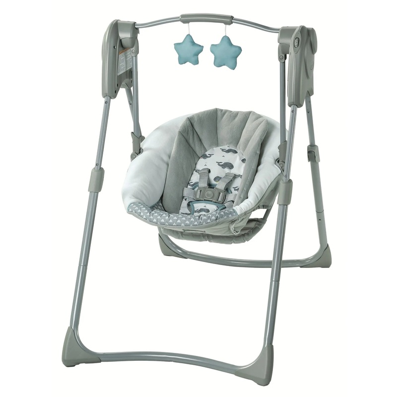 Graco Slim Spaces Compact Baby Swing – Humphry (See Description)