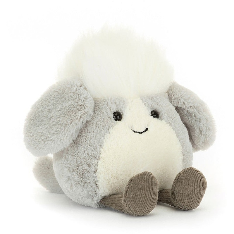 Jellycat Amuseabean Sheepdog, 5″