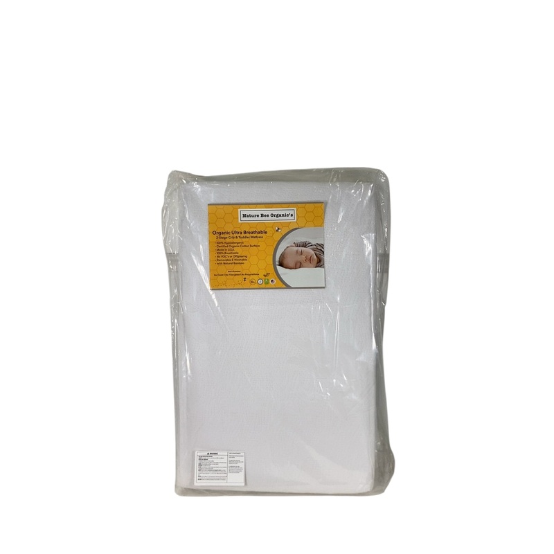 Nature Bee Organics 2-Stage Ultra Breathable Premium Crib & Toddler Mattress