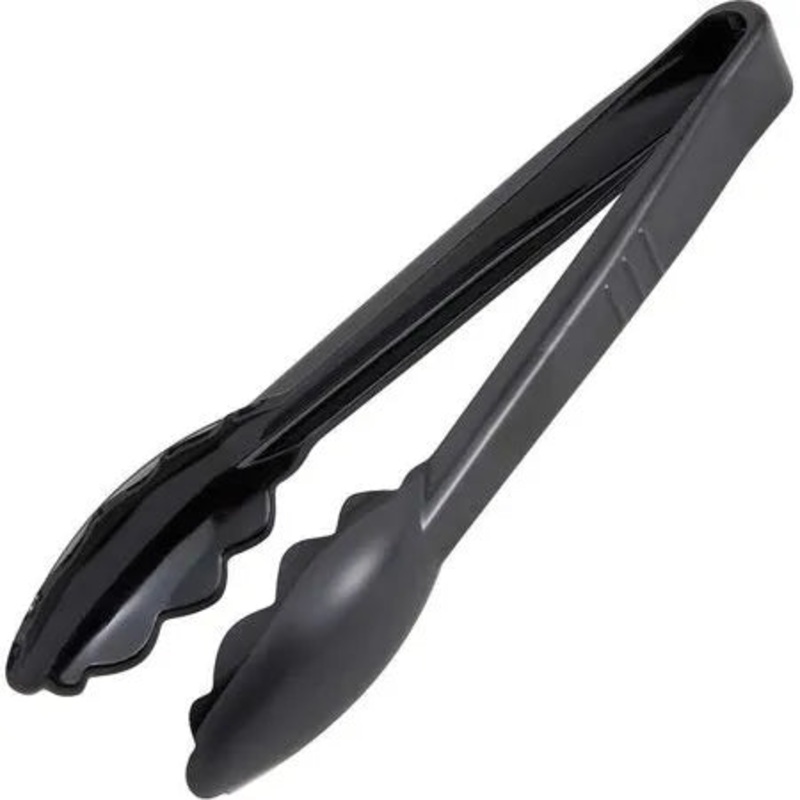 Plastic 9-Inch Tongs 6-Pack