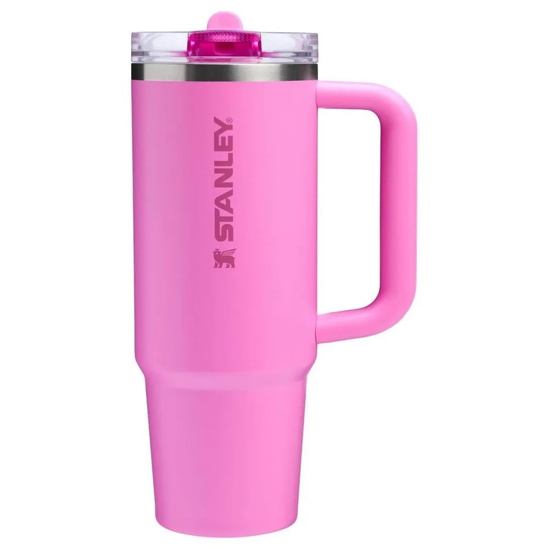 Stanley 30 Oz Stainless Steel Quencher Pro Tour Tumbler Popsicle Pink (See Description)
