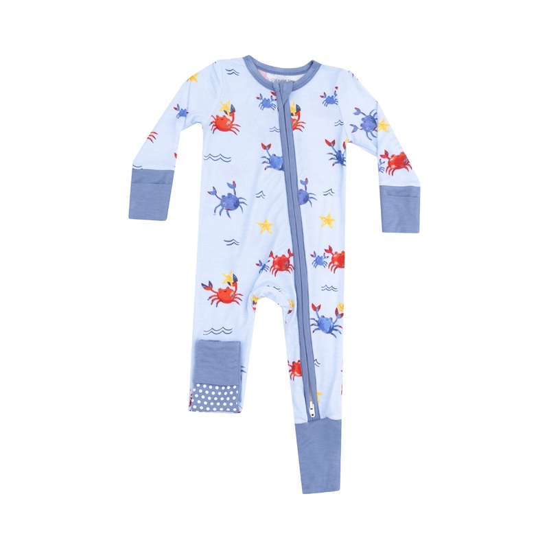 2 Way Zipper Romper – Crayon Crabs