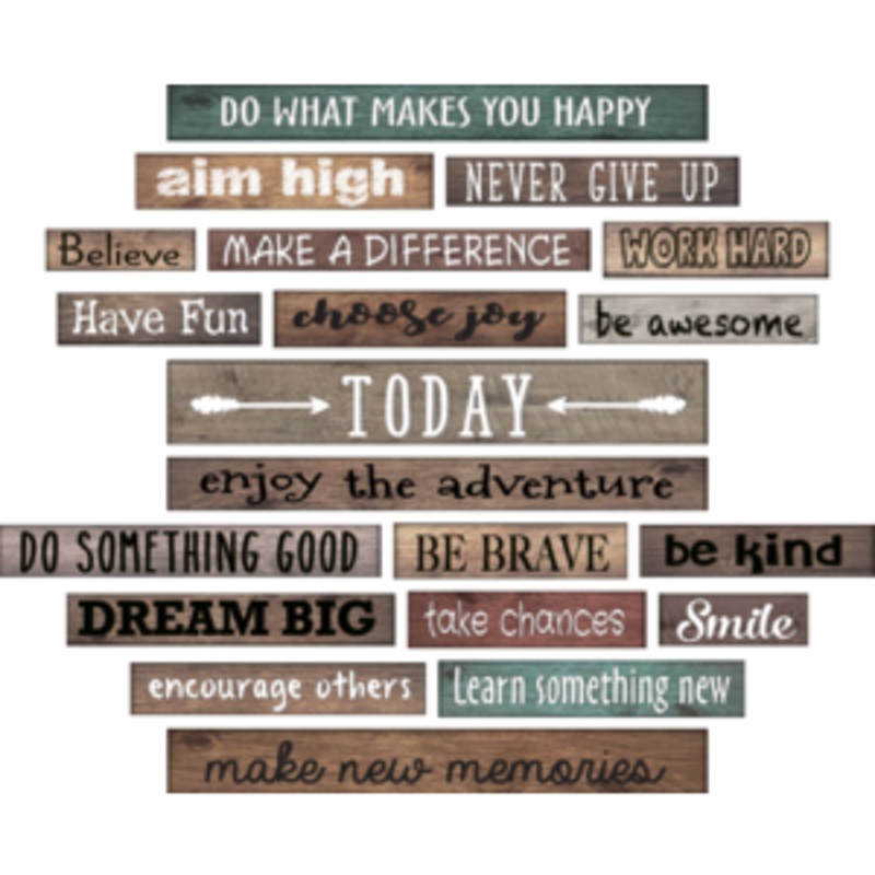 Clingy Thingies: Home Sweet Classroom Motivational Gallery Signs(C)