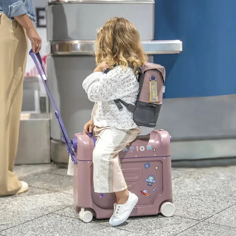 JetKids by Stokke – Ride-On Bed Box Suitcase – Hazy Lilac