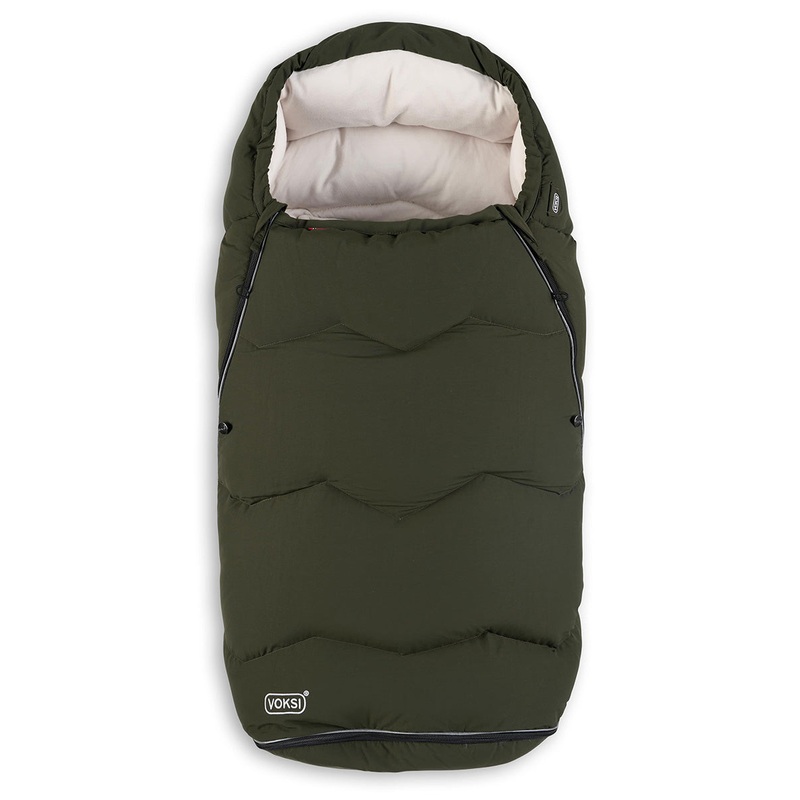 Voksi Urban Footmuff – Pine Green / Cream
