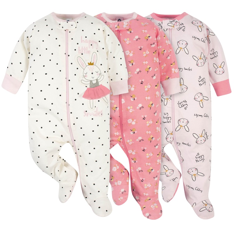 3-Pack Baby Girls Ballerina Sleep ‘N Plays