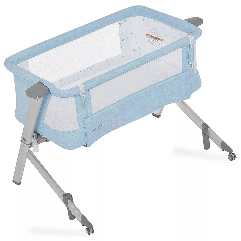 Dream On Me Skylar Bassinet and Bedside Sleeper – Blue