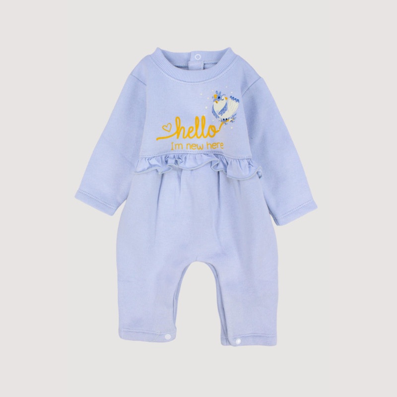 “Hello, I’m New Here” Long-Sleeved Footless Onesie