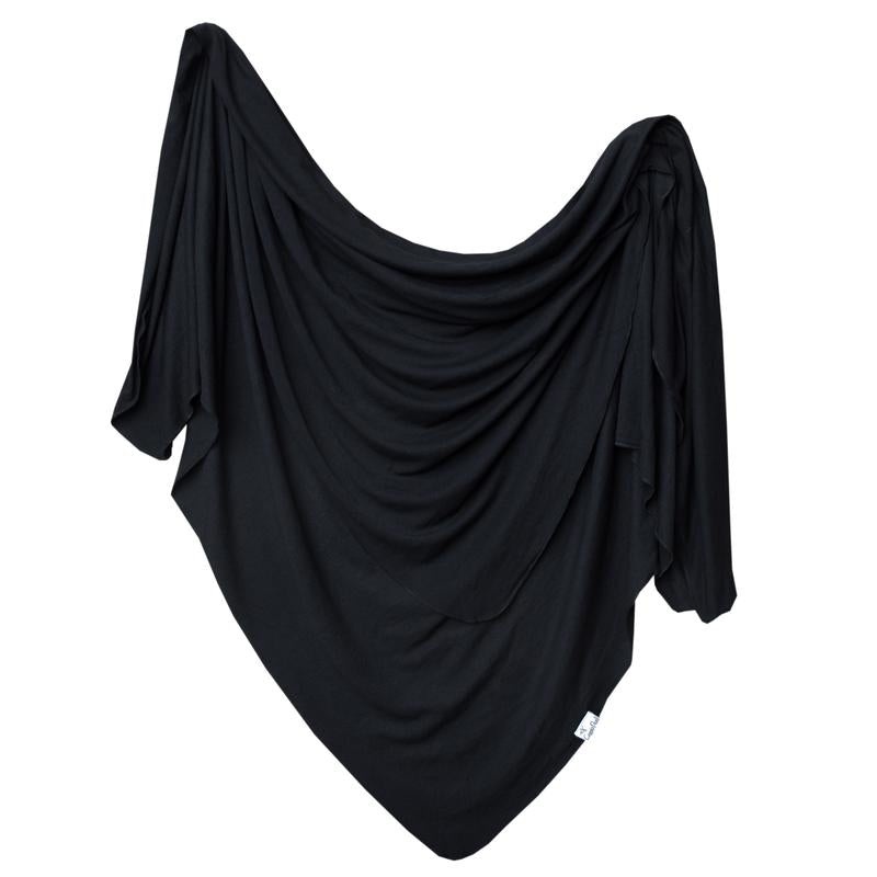 Knit Swaddle Blanket – Midnight