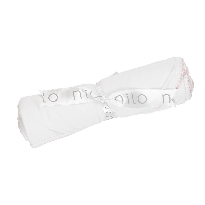 Premier Solid Blanket White/Pink